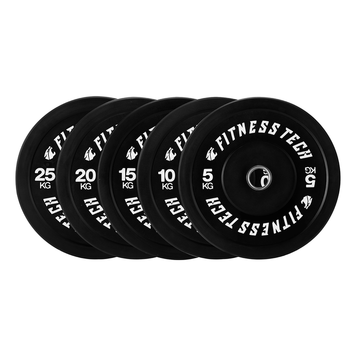 Set van 150 kg Zwarte Bumperplaat Hoge Weerstand