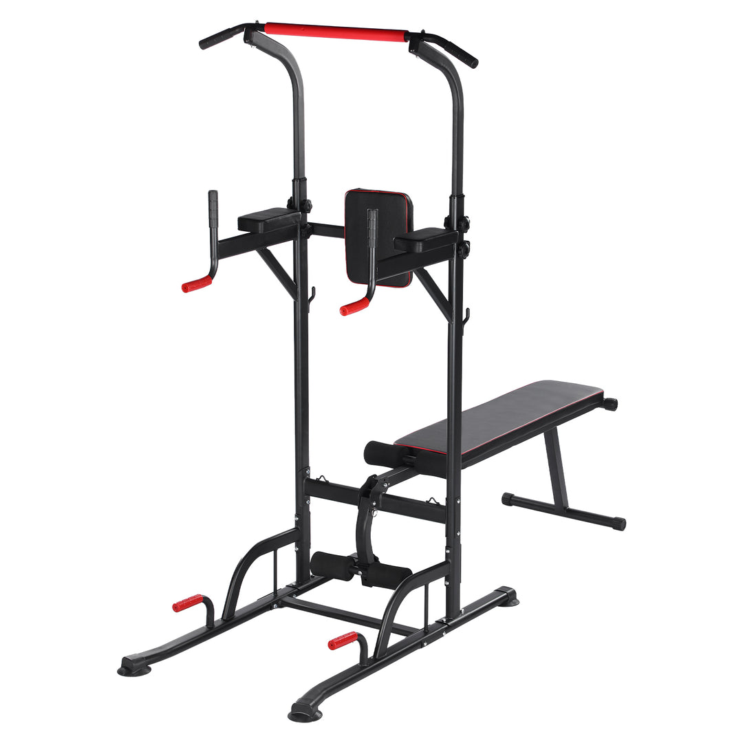 Torre de ejercicios con banco | Fitness Tech