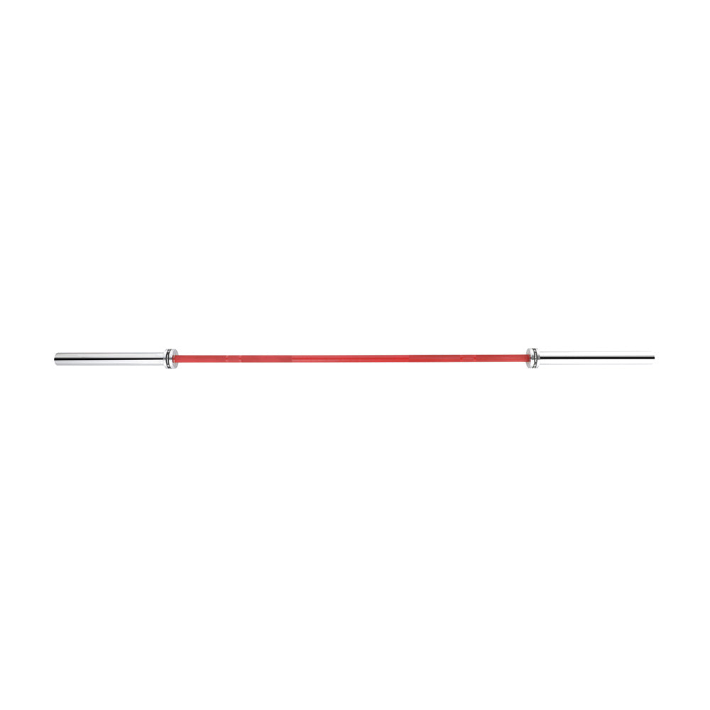 Olympische Stang 2.2M * 50MM 4 Lageringen Rood 365kg