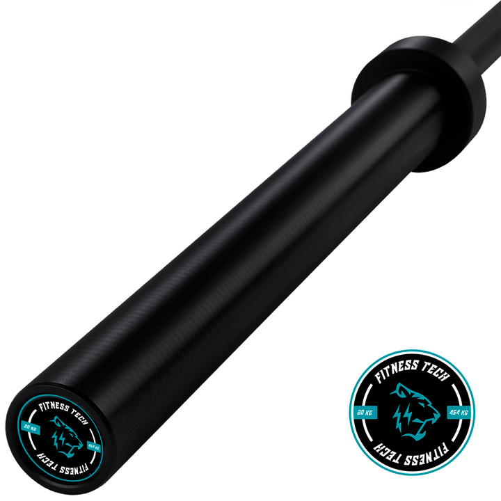 Barre Olympique 2,2M * 50MM 8 Roulements Noir 454kg