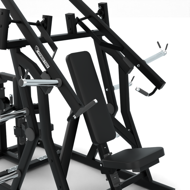 Press Banca Inclinado y Jalón Dorsal | Máquina de Palanca Dual - Pro Series
