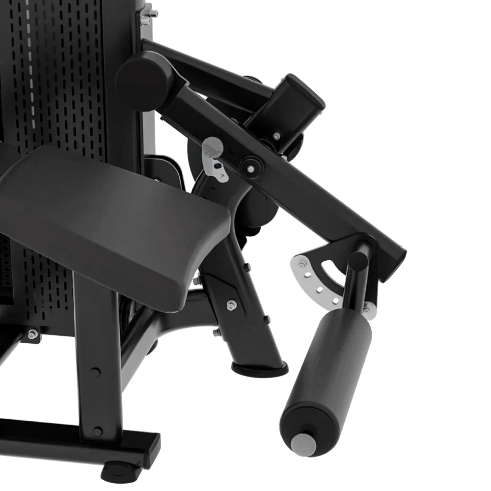 Dubbele selectiemachine / liggende femorale extensie