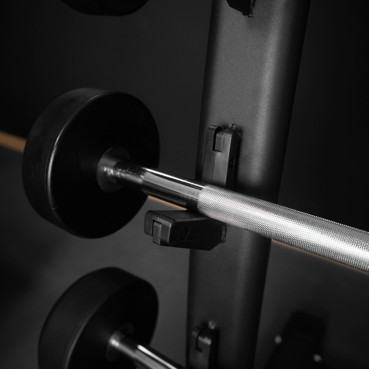 Set de barres droites prechargées avec rack | De 10 à 30 kg