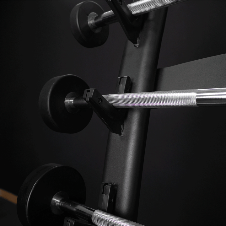 Set de barres droites prechargées avec rack | De 10 à 30 kg