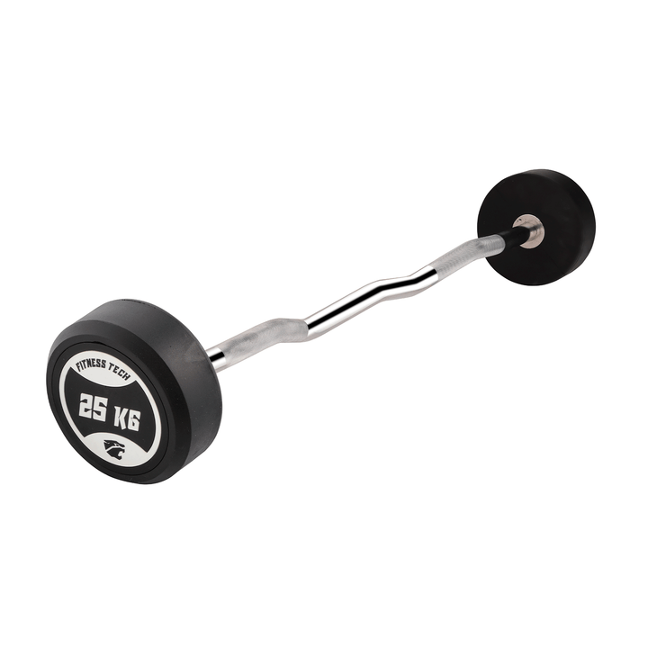 Set Barres Curls Préchargées avec Rack 10 à 30kg