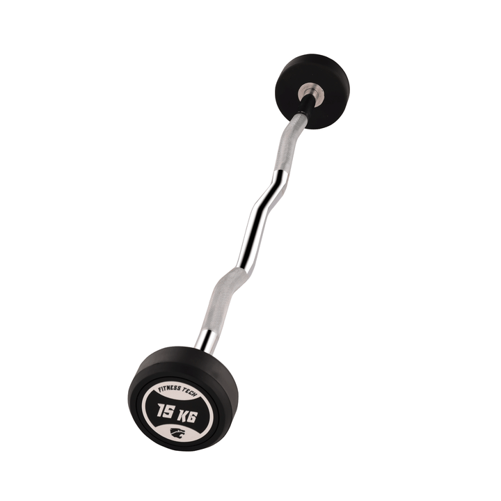 Set Barres Curls Préchargées avec Rack 10 à 30kg