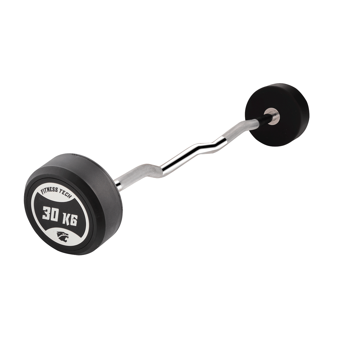 Set Barres Curls Préchargées avec Rack 10 à 30kg