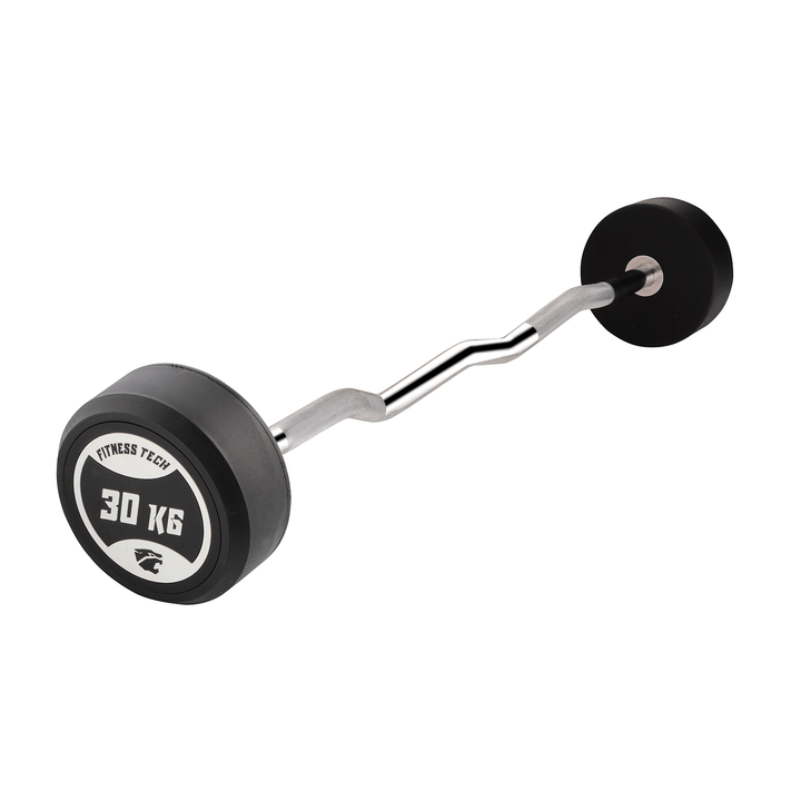 Set Barres Curls Préchargées avec Rack 10 à 30kg