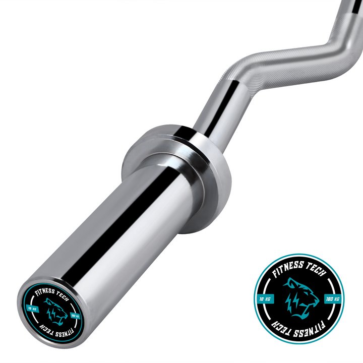 Barra Super Curl Staal 1.2m * 50mm 400LBS / 181Kg Max