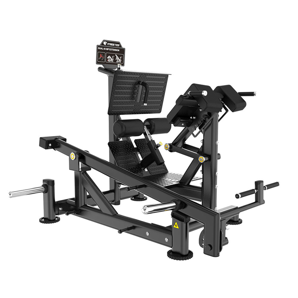 Hiperextensión Lumbar | Máquina de Palanca Dual - Pro Tech Series
