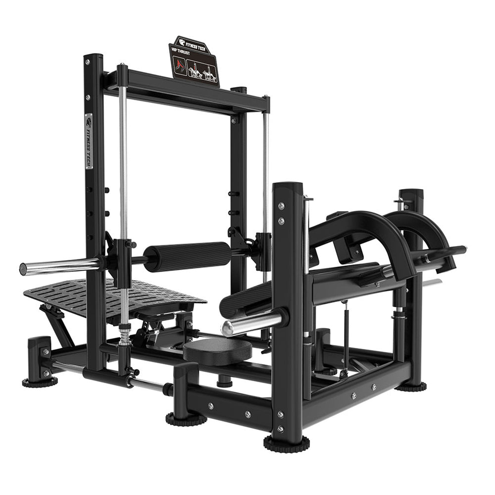 Hip Thrust Vertical | Máquina de Palanca - Pro Tech Series - Trasera