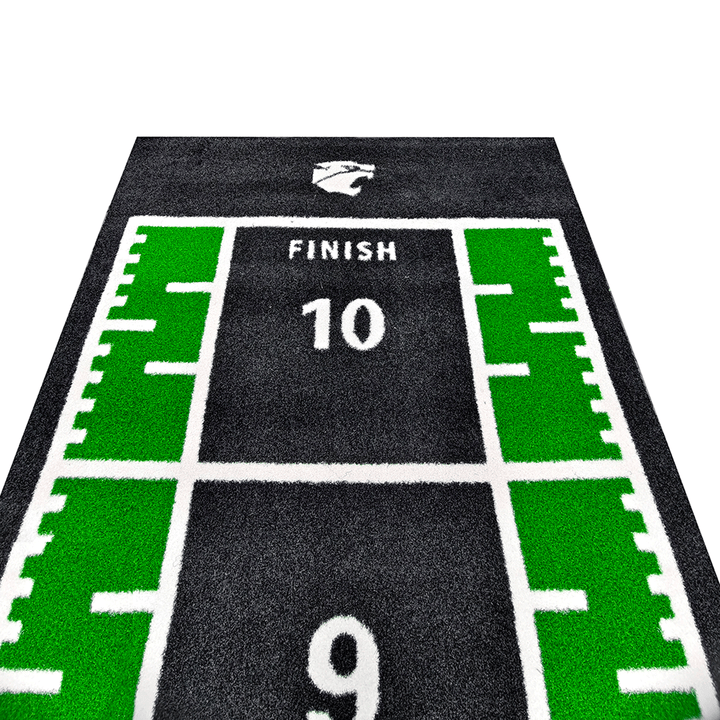 Kunstgras sprintbaan