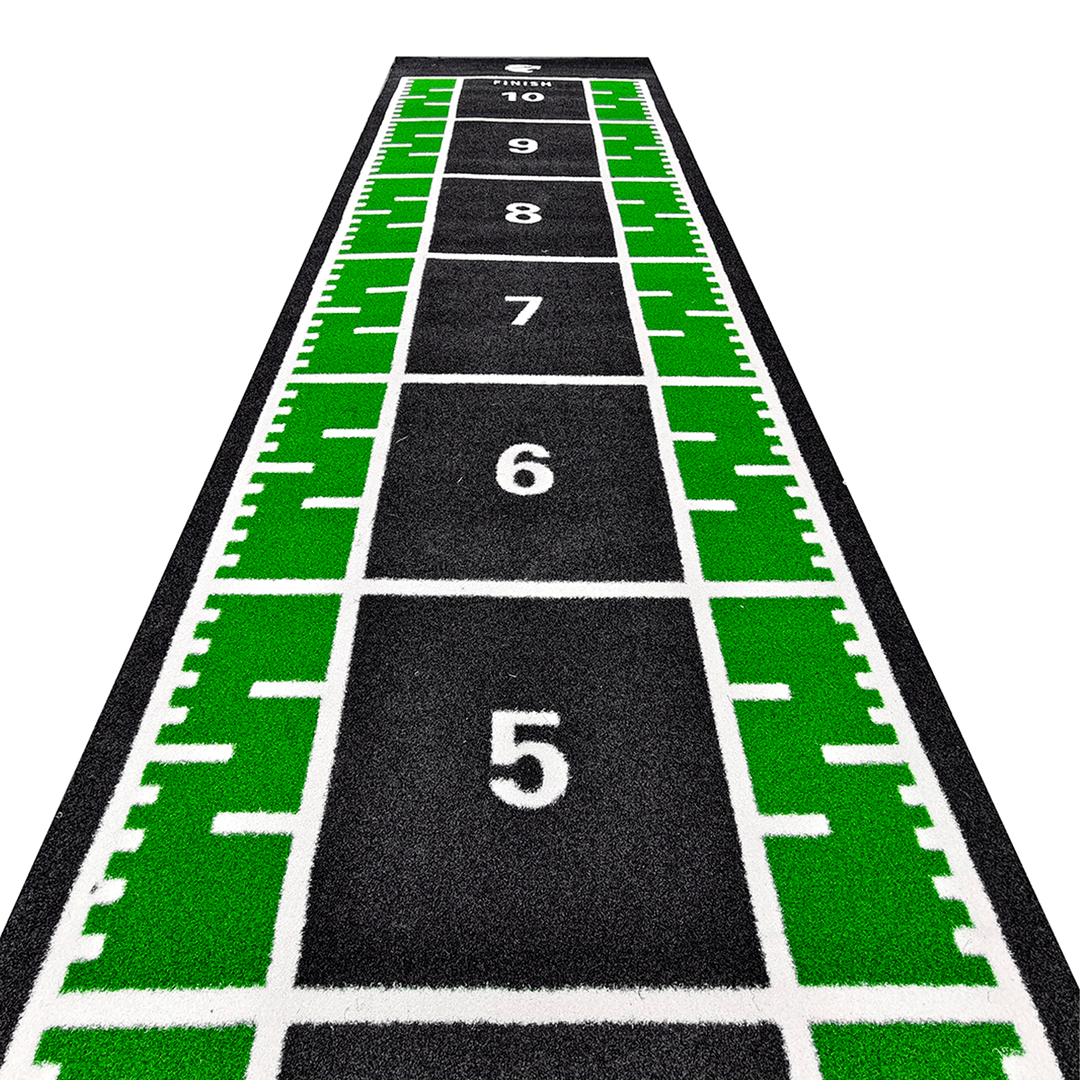 Kunstgras sprintbaan