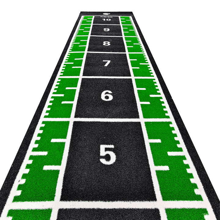 Kunstgras sprintbaan