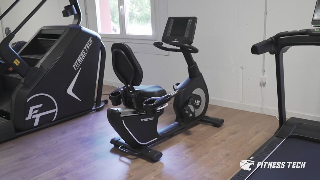 Vélo d'appartement semi-allongé I-10