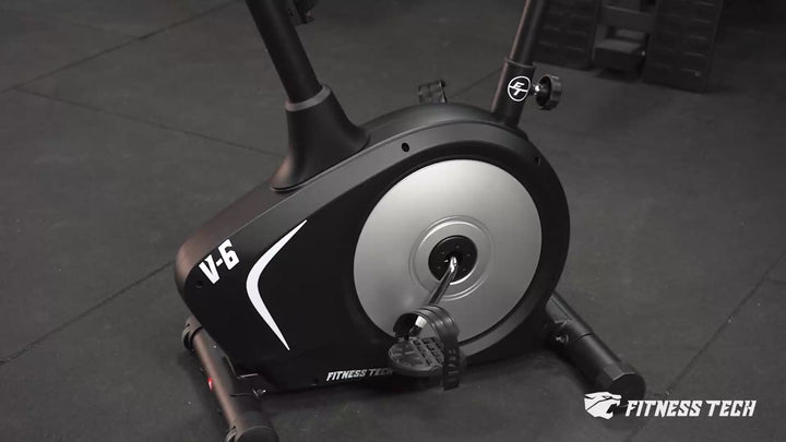 Vertical stationary bike V-6