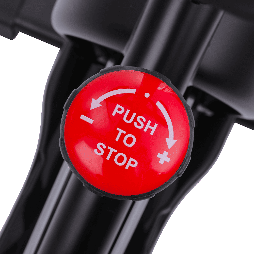 Vélo d'intérieur Saman - Blanc et Noir