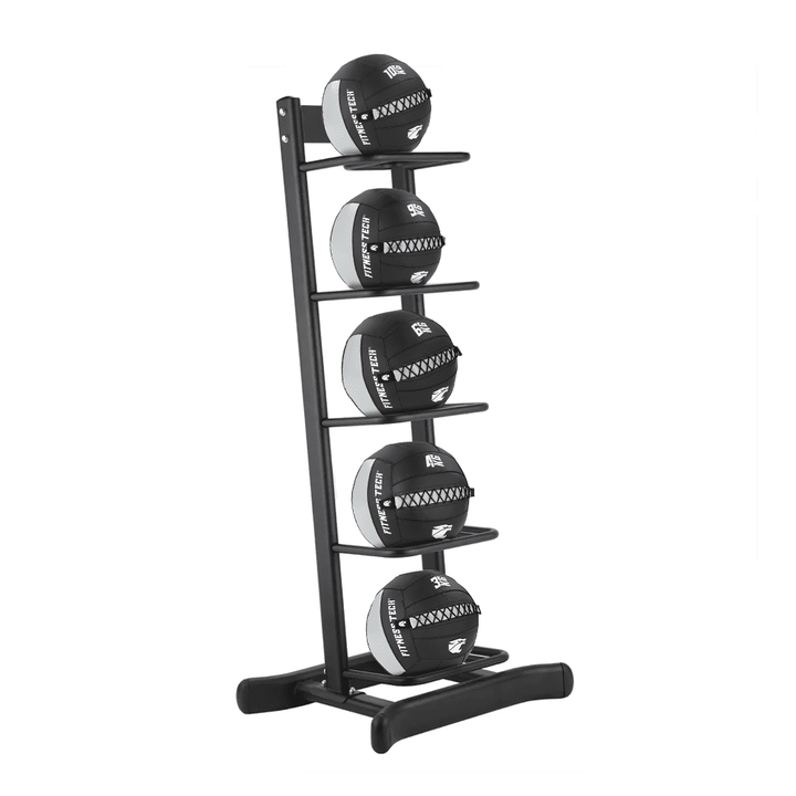 Ensemble de 5 Wall Balls 3-10 kg + Support